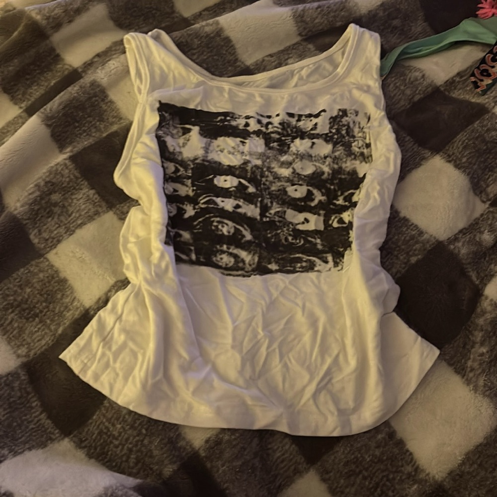 Crop top, swimsuit cover-up